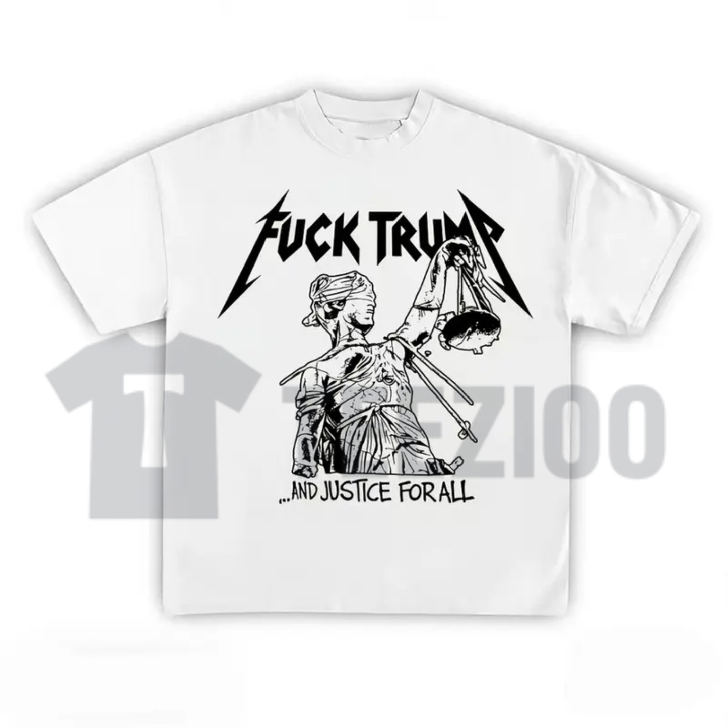Vintage F Trump Bootleg Political Punk Graphic Tee
