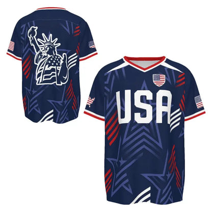 USA 2026 V-Neck Soccer Fan Jersey – Retro Football