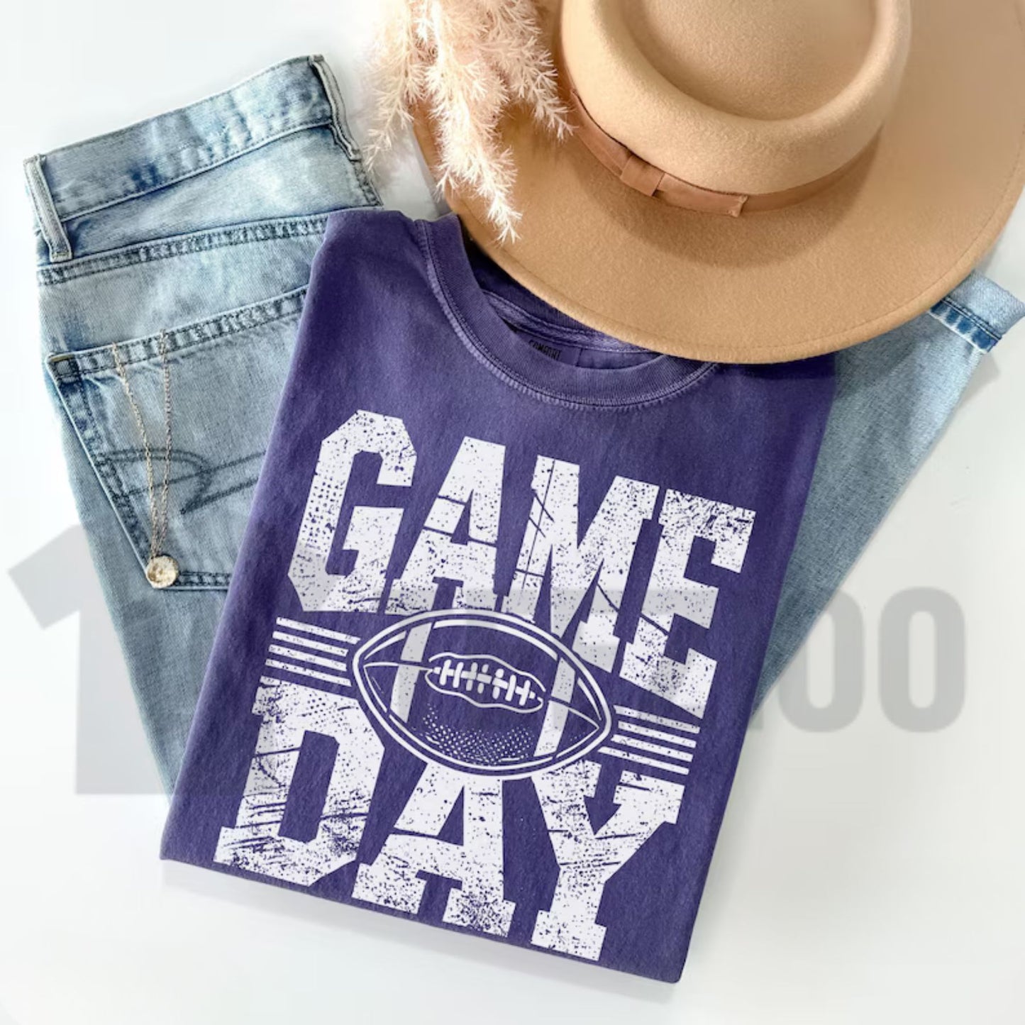 Football Season Comfort Colors Shirt – Game Day Football Mama Graphic Tee