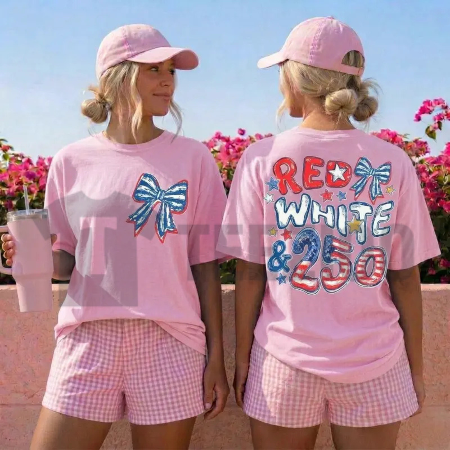 Red White & 250 America 250th Anniversary Comfort Colors Tee