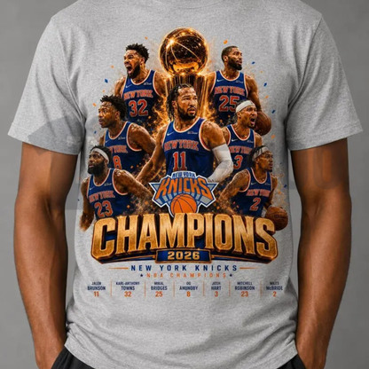 New York Basketball 2026 Tee | Retro Manhattan Hoops