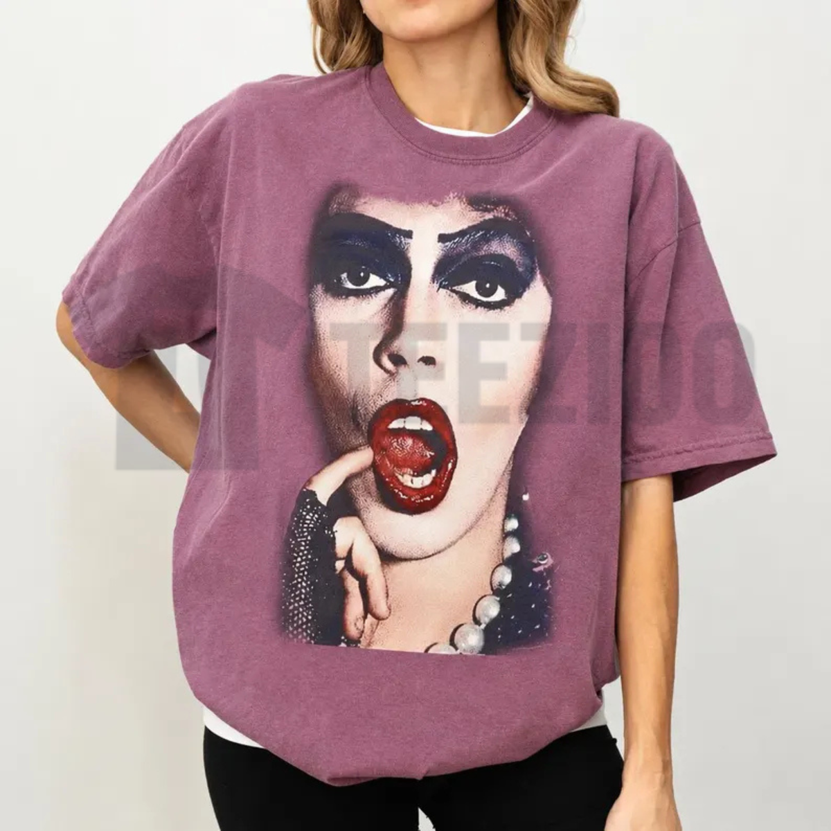 Tim Curry Legend Tribute Shirt - Vintage Rocky Horror Cult Cinema Graphic Tee