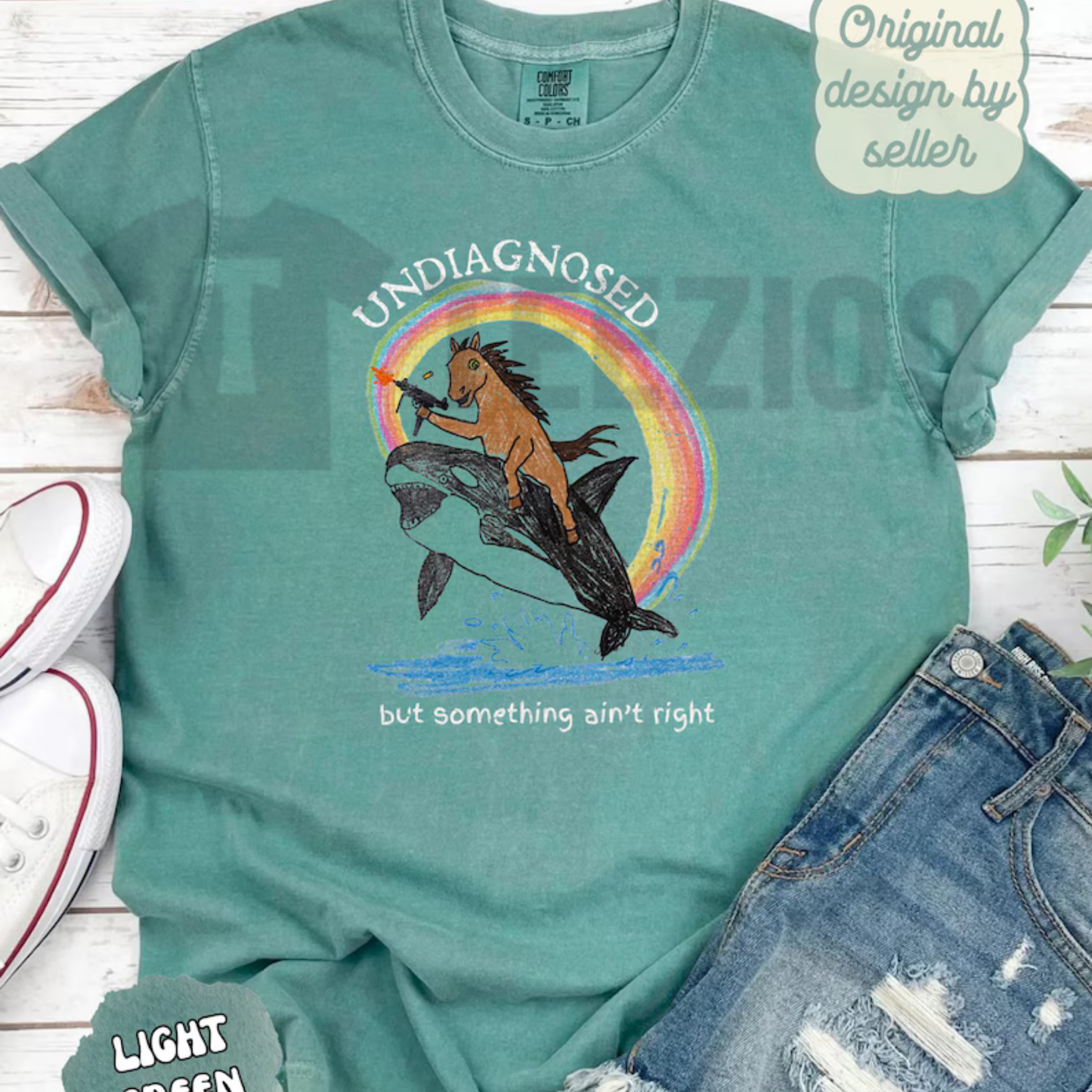 "Undiagnosed But Something Ain't Right" Shirt - Funny Sarcastic Tee