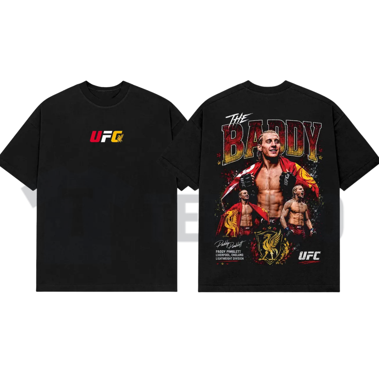 Paddy "The Baddy" Pimblett UFC Heavy Cotton Shirt - Vintage MMA Fan Graphic Tee