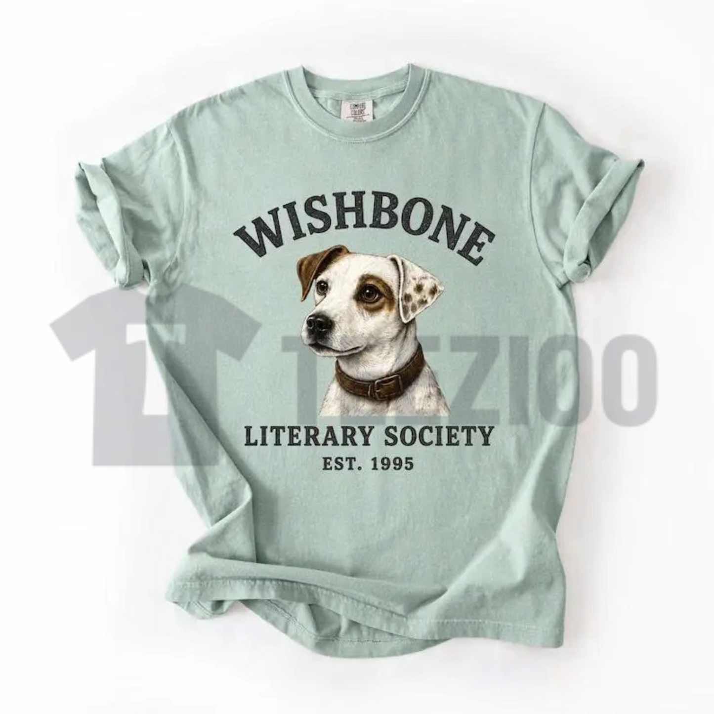 Wishbone Dog Literary Society Comfort Colors T-Shirt