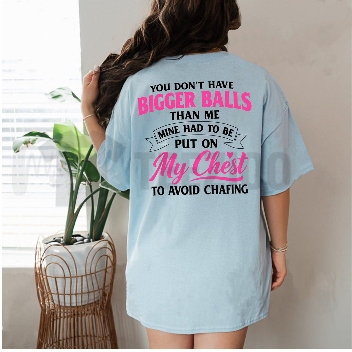 You Don't Have Bigger Balls Than Me Shirt - Bold Attitude Graphic Tee