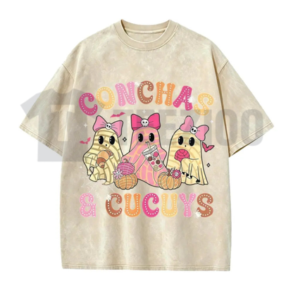 Mexican Ghost Espooky Vibes Shirt - Retro Dia De Los Muertos Fantasma Graphic Tee