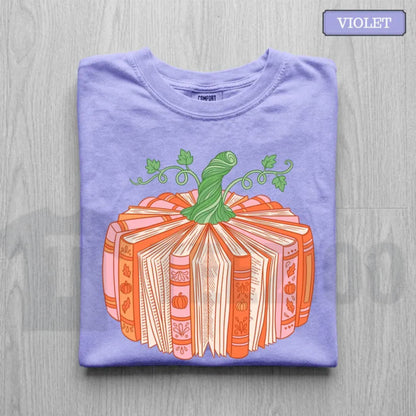 Book Pumpkin Fall Shirt – Cute Bookish Librarian & Bookworm Tee