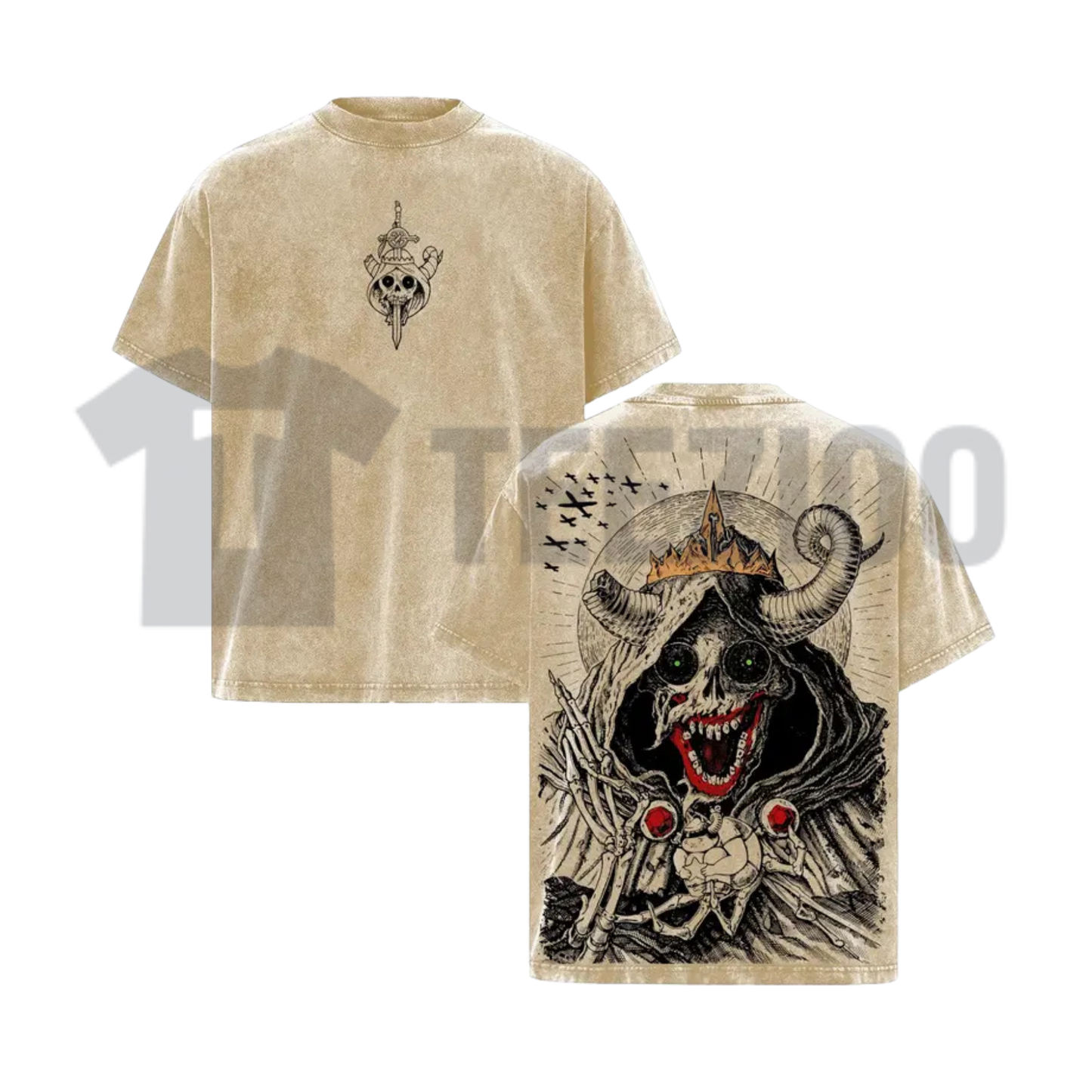 The Lich Adventure Time T-Shirt - Retro Cartoon Villain Vintage Graphic Tee