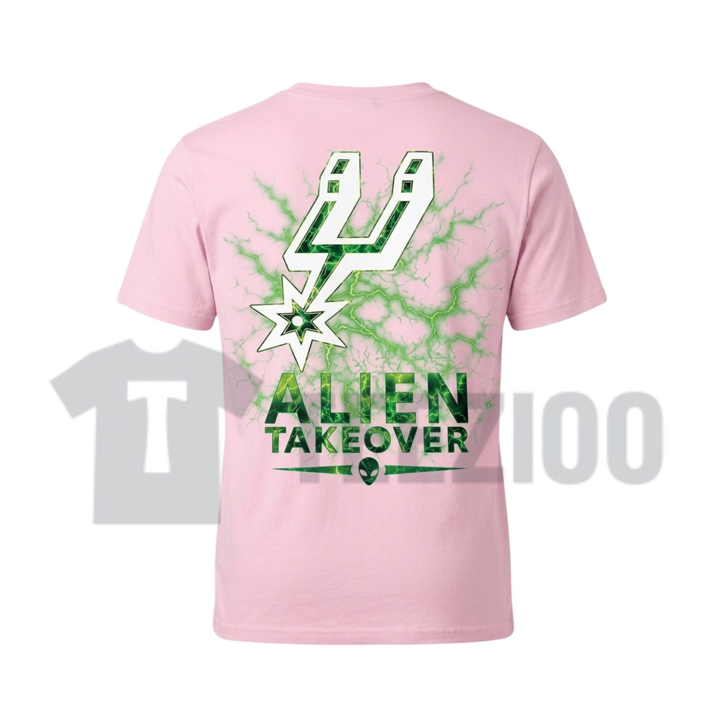 Vintage "Alien Takeover" T-Shirt – Retro 80s Sci-Fi UFO Graphic Tee