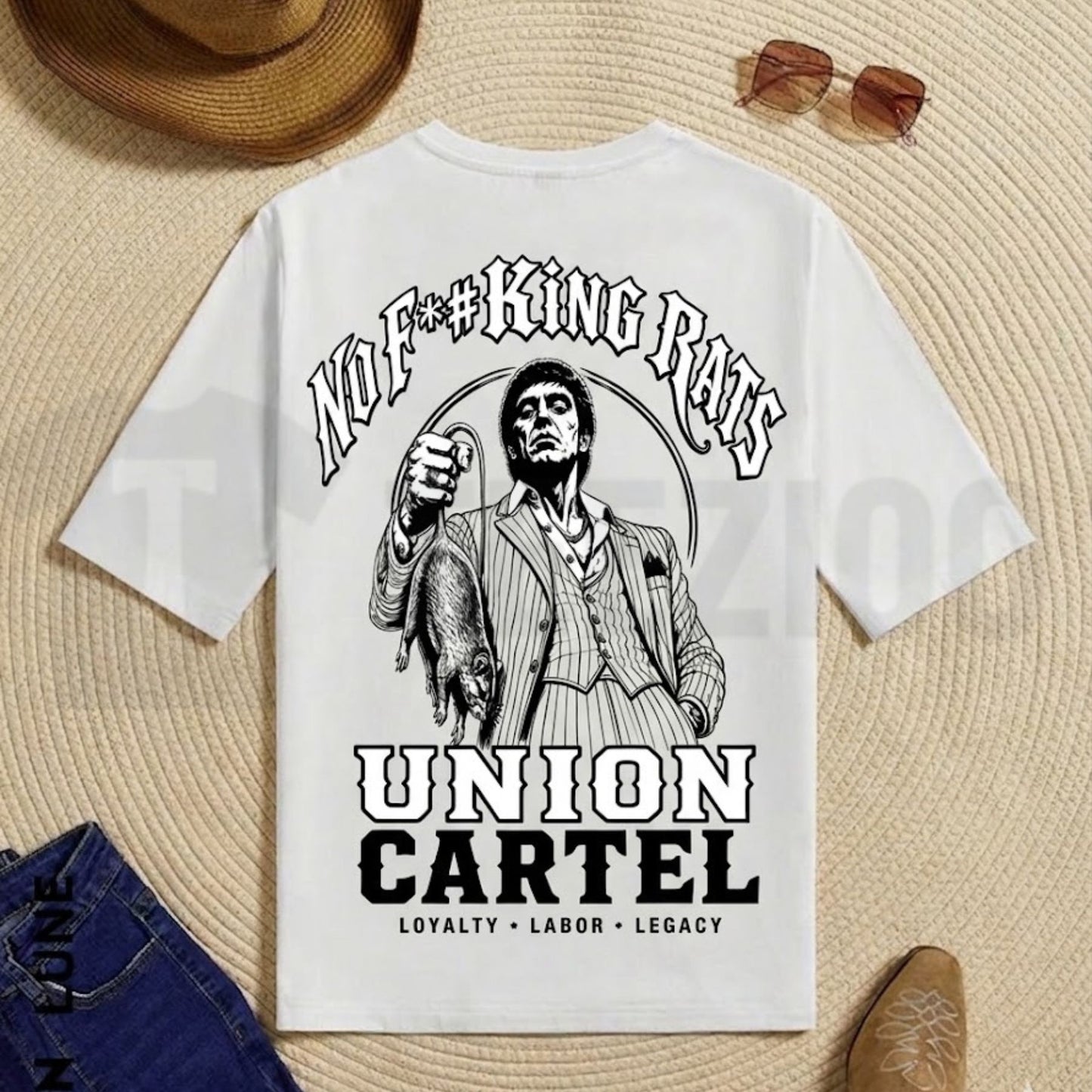 No Fing Rats Union Long Sleeve T-Shirt