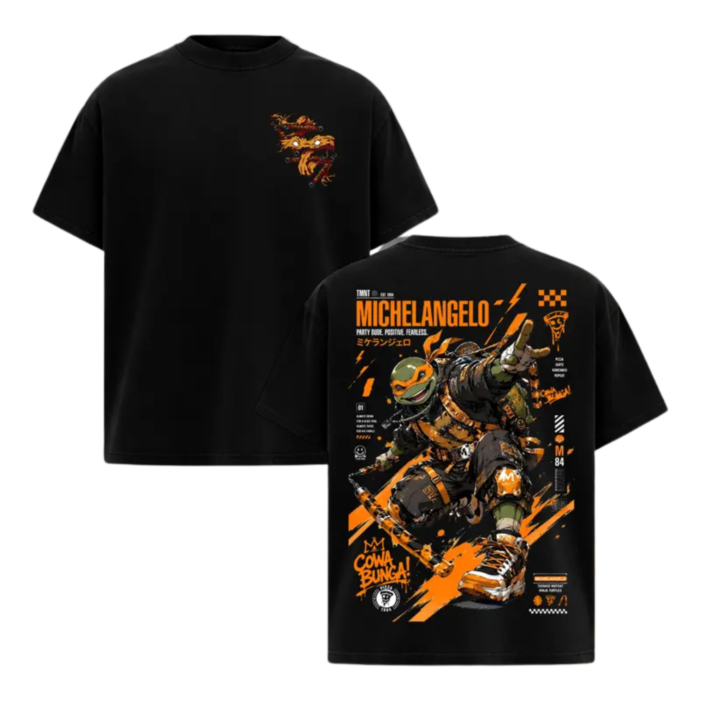 Teenage Mutant Ninja Turtles Street Vibe T-Shirt - Retro TMNT Skate Streetwear Tee
