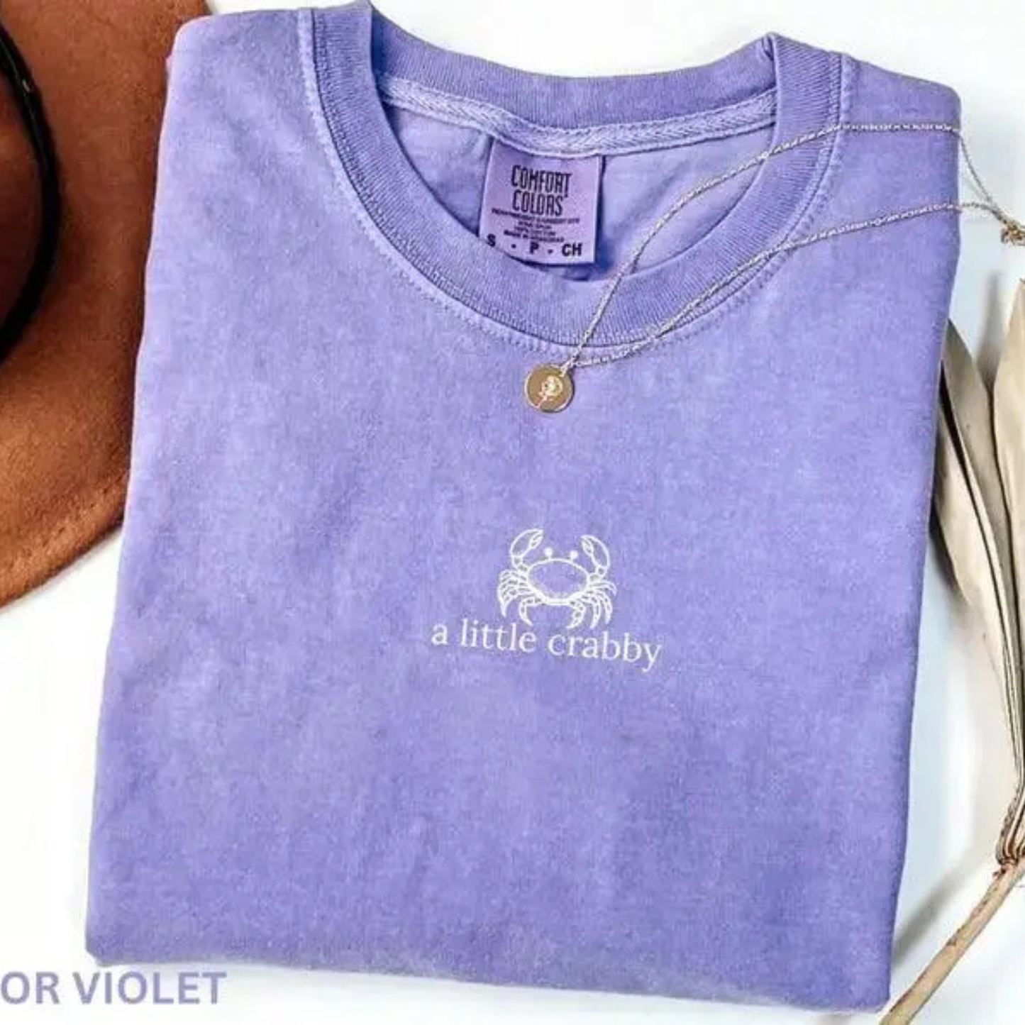 "A Little Crabby Before Coffee" T-Shirt – Funny Morning Humor Tee