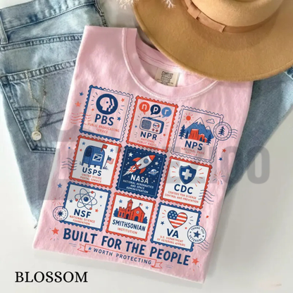 Built For The People Stamp Shirt | Comfort Colors Tee