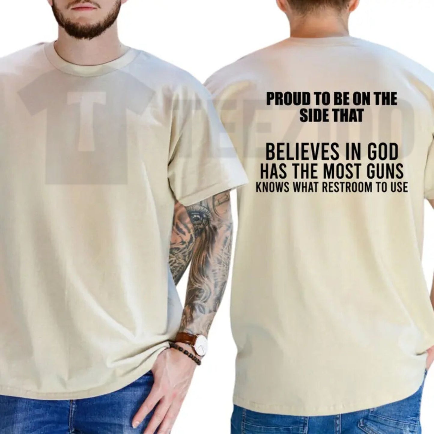 Proud To Be On The Side That Funny Republican Trump Supporter Conservative T-Shirt