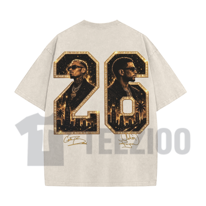 Raymond & Brown "The R&B Tour 2026 V36" Washed Shirt - Premium Acid Washed Concert Merch