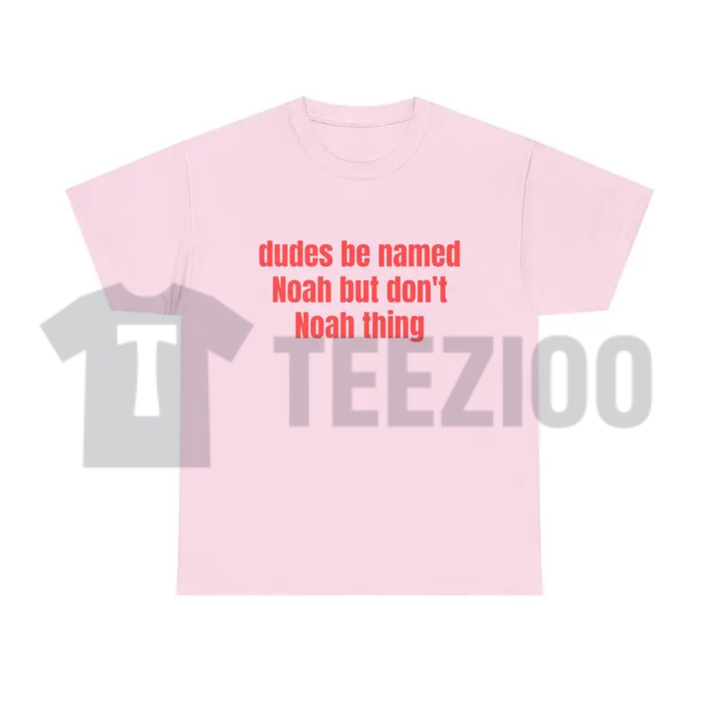 "Dudes Be Named Noah But Dont Noah Thing" T-Shirt - Funny Pun Graphic Tee