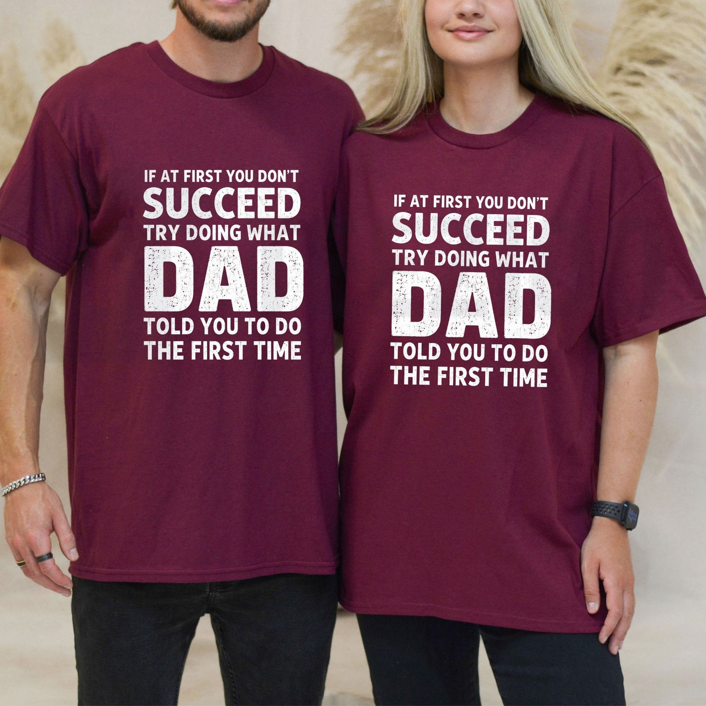 Dad Told You So Funny Vintage Father’s Day Graphic Quote T-Shirt