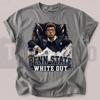 Penn State White Out T-Shirt – Nittany Lions Game Day Fan Tee, Happy Valley College Football Shirt for Men & Women