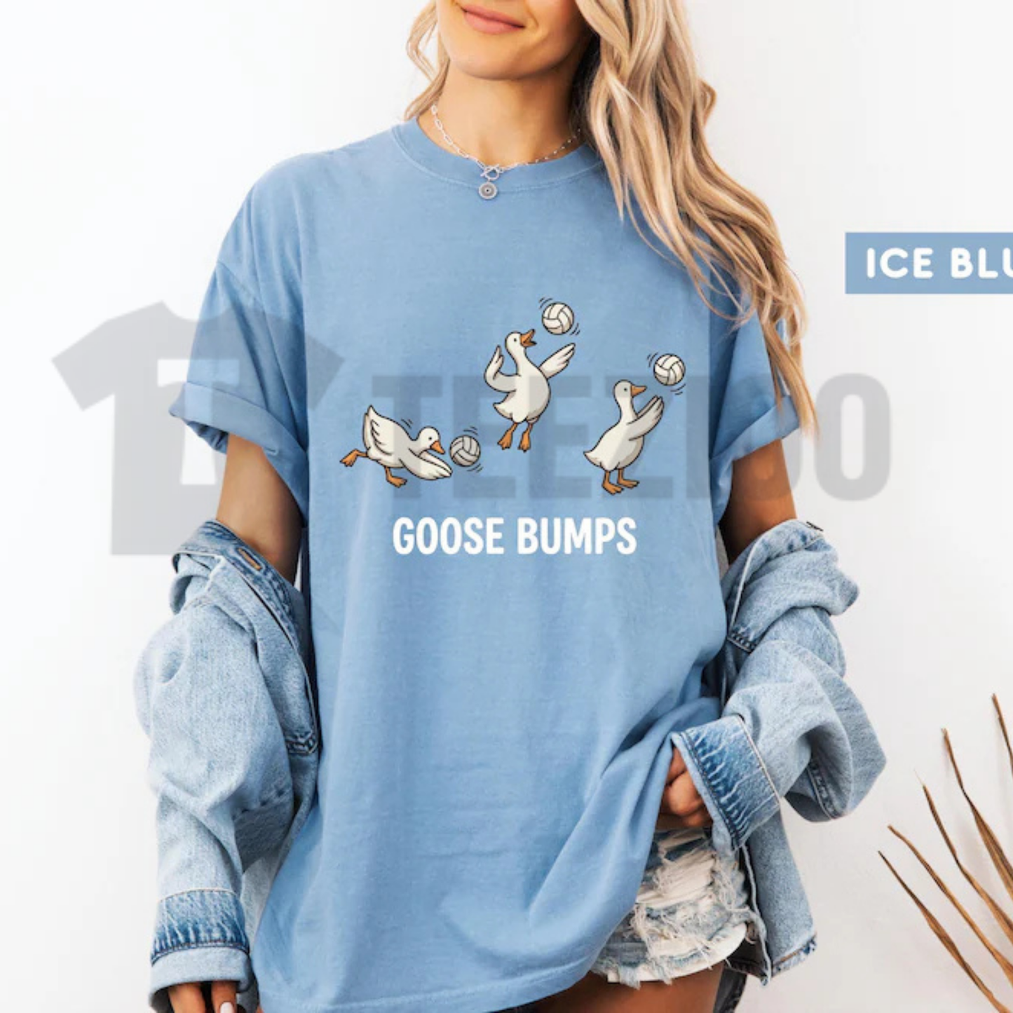Funny Goose Volleyball Player Shirt - Cute Sports Pun Tee