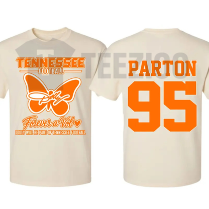 Dolly Parton Tennessee 95 Shirt - Country Music Football Orange and White Tee