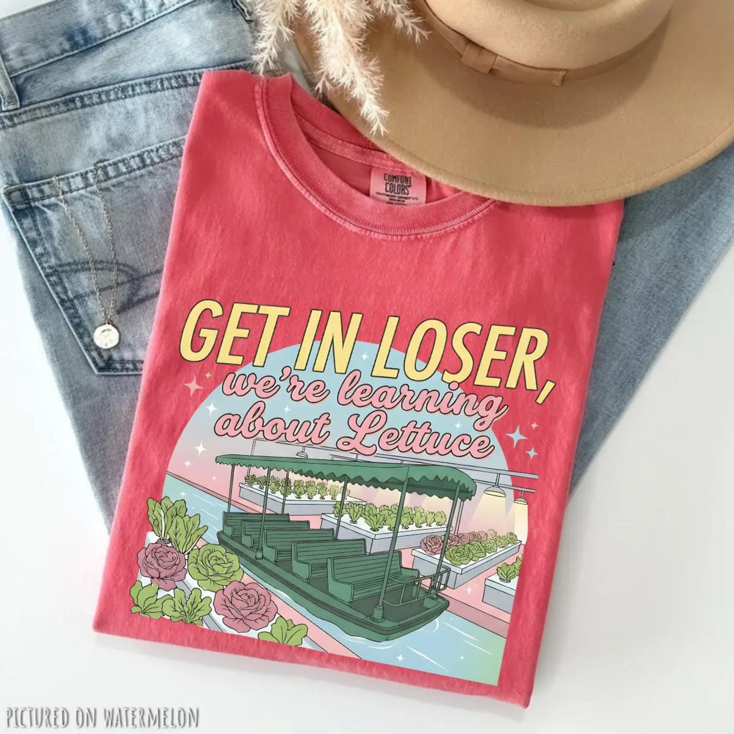 Comfort Colors Get In Loser Magical Journey T-Shirt – Playful Theme Park Graphic Tee, Retro Vacation Aesthetic Shirt