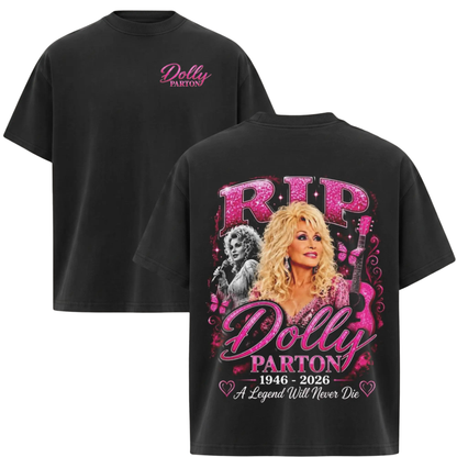 Vintage Dolly Parton Graphic Tee - 80s Country Music Queen Merch Shirt
