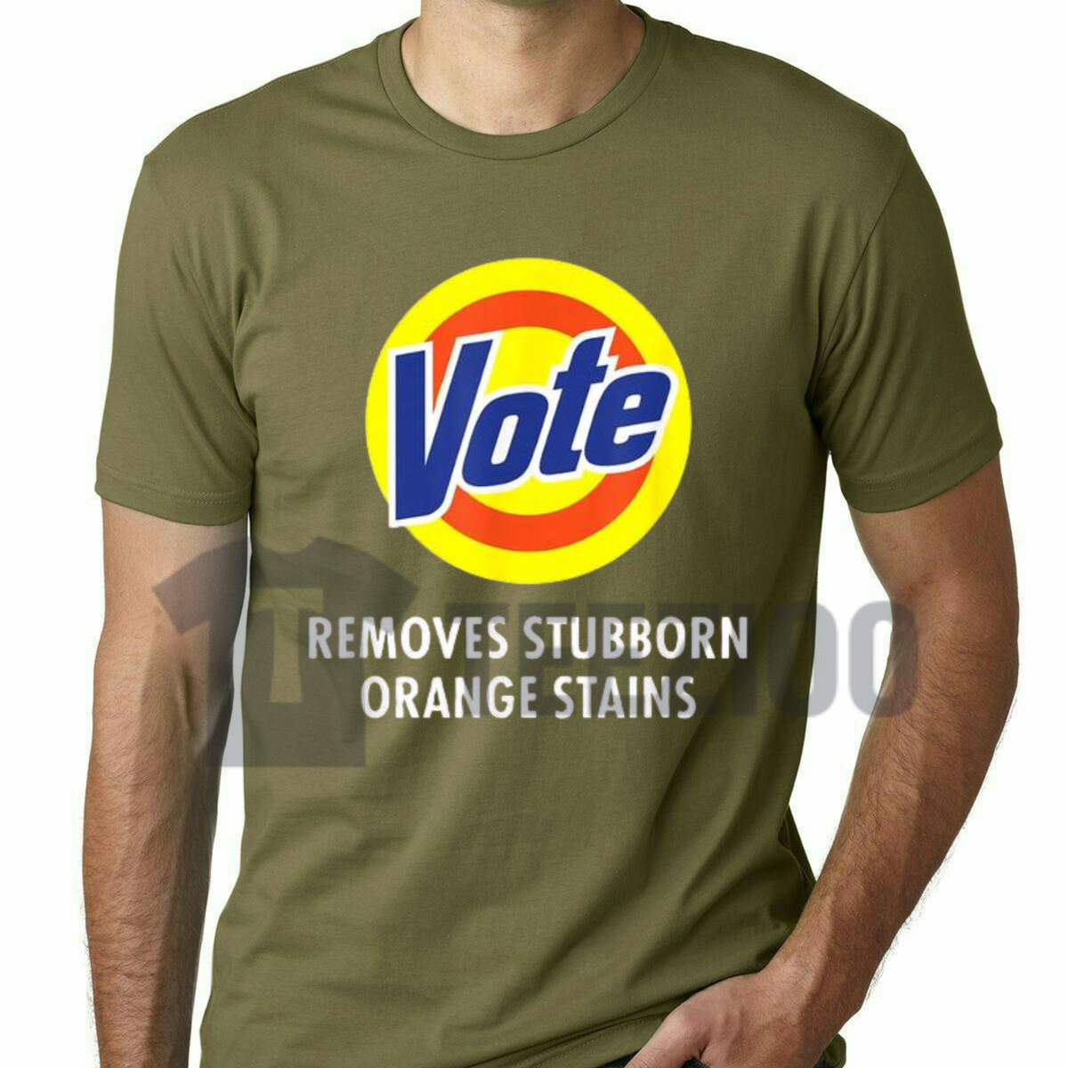 Vote Removes Stubborn Orange Stains Shirt - Funny Political Satire Tee