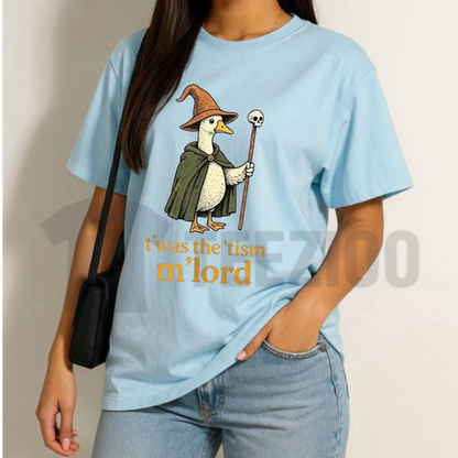 Twas The Tism M Lord Silly Goose Shirt - Funny Meme Graphic Tee