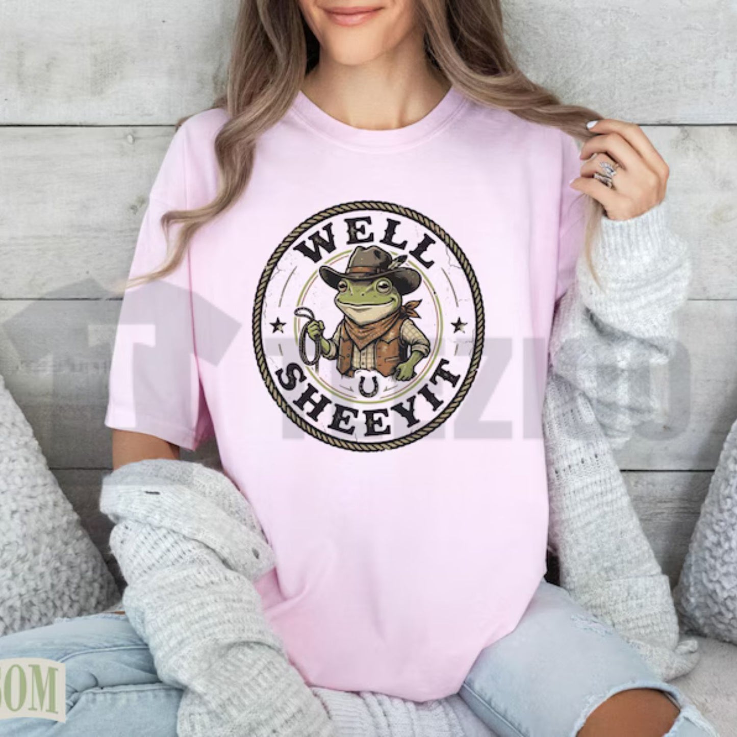 Well Sheeyit Cowboy Frog Shirt – Vintage Country Western Toad Tee