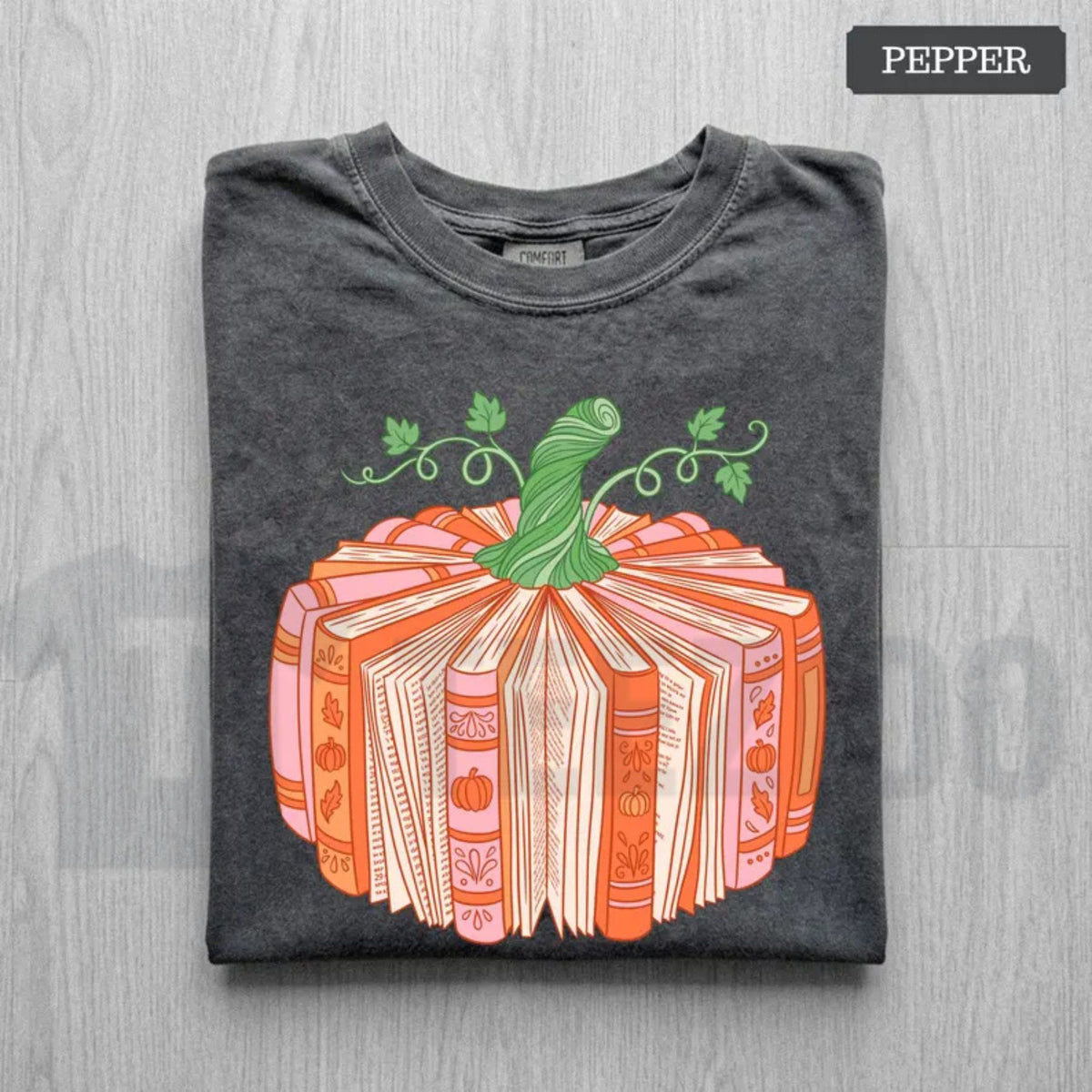 Book Pumpkin Fall Shirt – Cute Bookish Librarian & Bookworm Tee