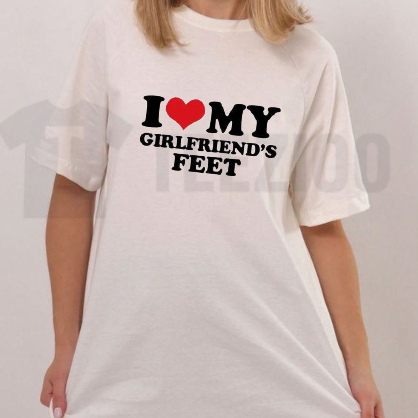 I Love My Girlfriends Feet T-Shirt