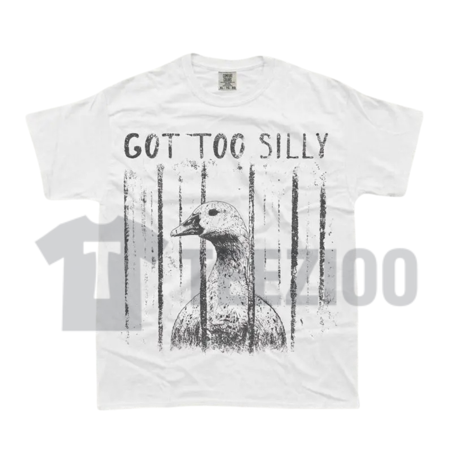 "Got Too Silly" T-Shirt – Vintage Sarcastic Cartoon Graphic Tee