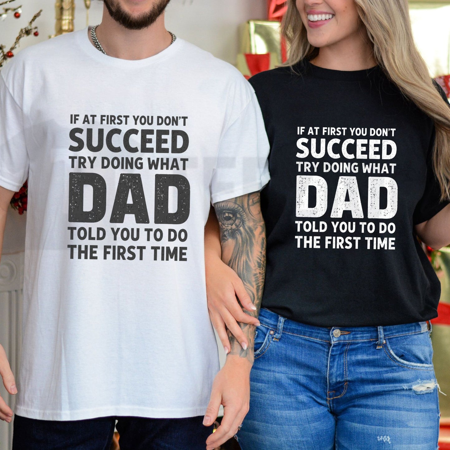 Dad Told You So Funny Vintage Father’s Day Graphic Quote T-Shirt