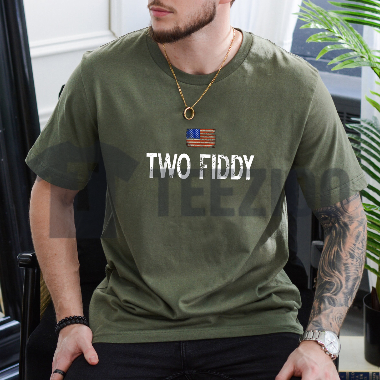 "Two-Fiddy" USA 250th Anniversary shirt