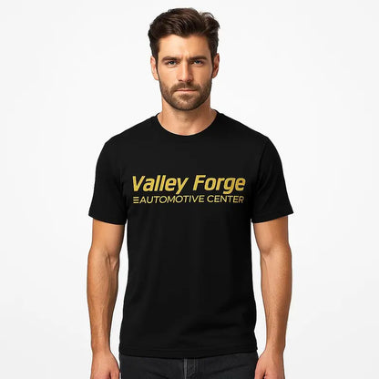 Valley Forge Automotive Center Shirt - Vintage Garage Mechanic Graphic Cotton Tee