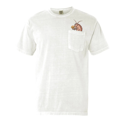Comfort Colors® Embroidered "Fish Memes" Pocket Shirt - Witty Fisherman Graphic Tee