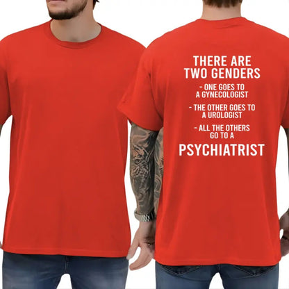 "There Are Two Genders" T-Shirt – Bold Traditionalist Heavyweight Graphic Tee