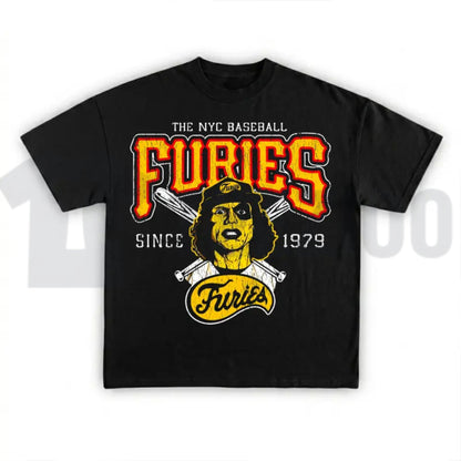 Furies NYC Baseball Tee – Retro 1979 Vintage Graphic Shirt