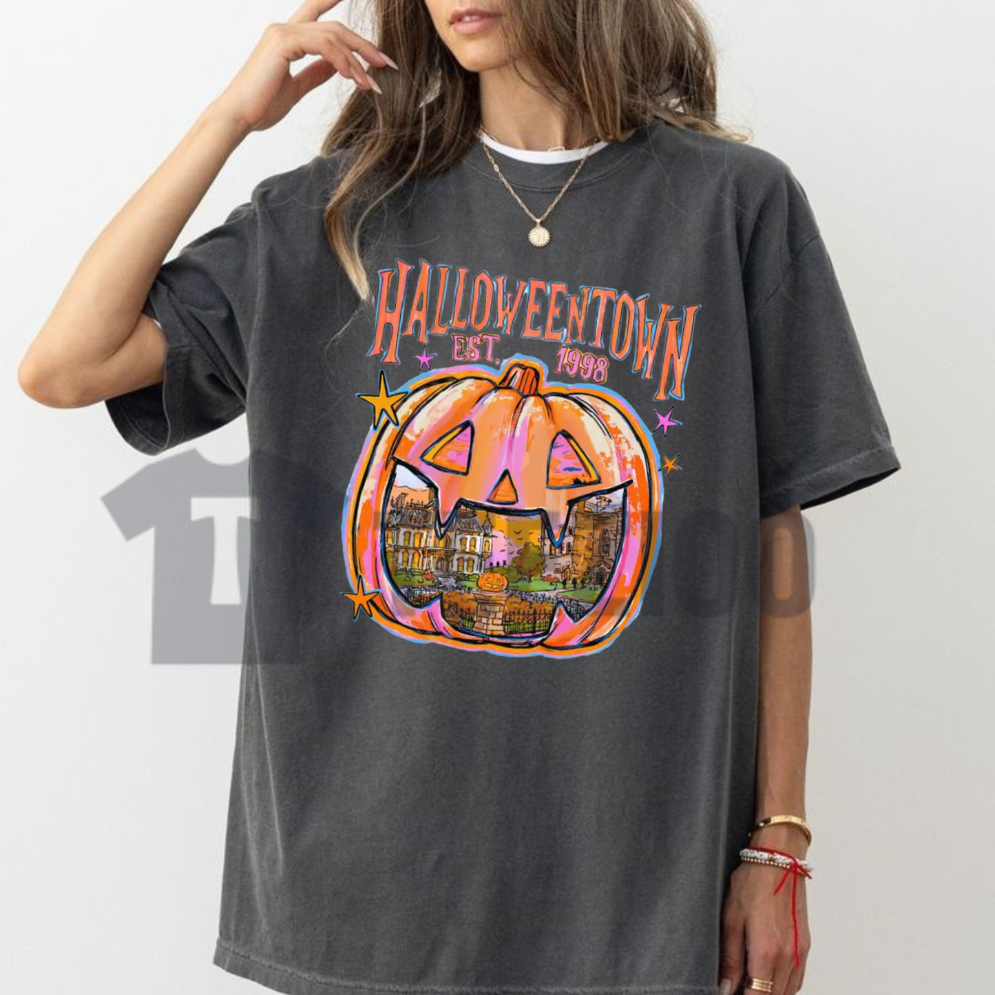 Halloweentown Comfort Colors Shirt – Trendy Autumn Fall Graphic Tee