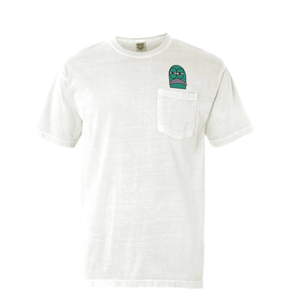 Comfort Colors® Embroidered "Fish Memes" Pocket Shirt - Witty Fisherman Graphic Tee