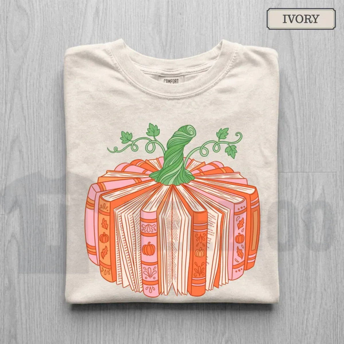Book Pumpkin Fall Shirt – Cute Bookish Librarian & Bookworm Tee