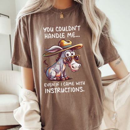 Funny Illustrated Animal T-Shirt – Comfort Colors
