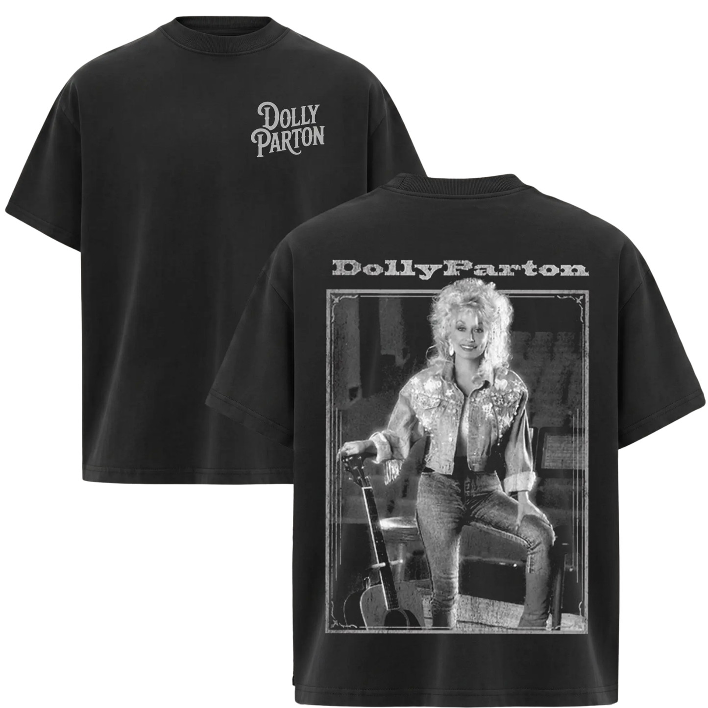 Vintage Dolly Parton Graphic Tee - 80s Country Music Queen Merch Shirt