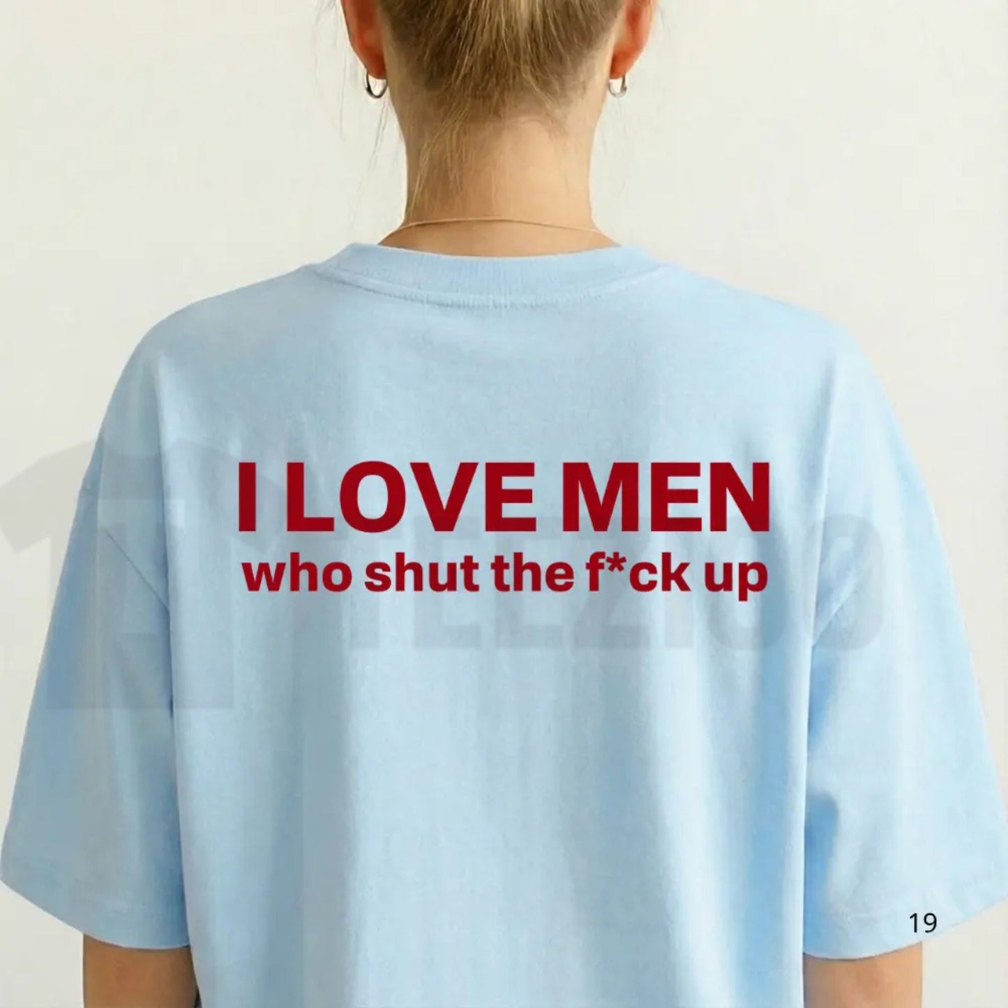 I Love Men Who Stay Quiet T-Shirt – Funny Sarcastic Statement Tee, Edgy Humor Graphic Shirt for Men & Women