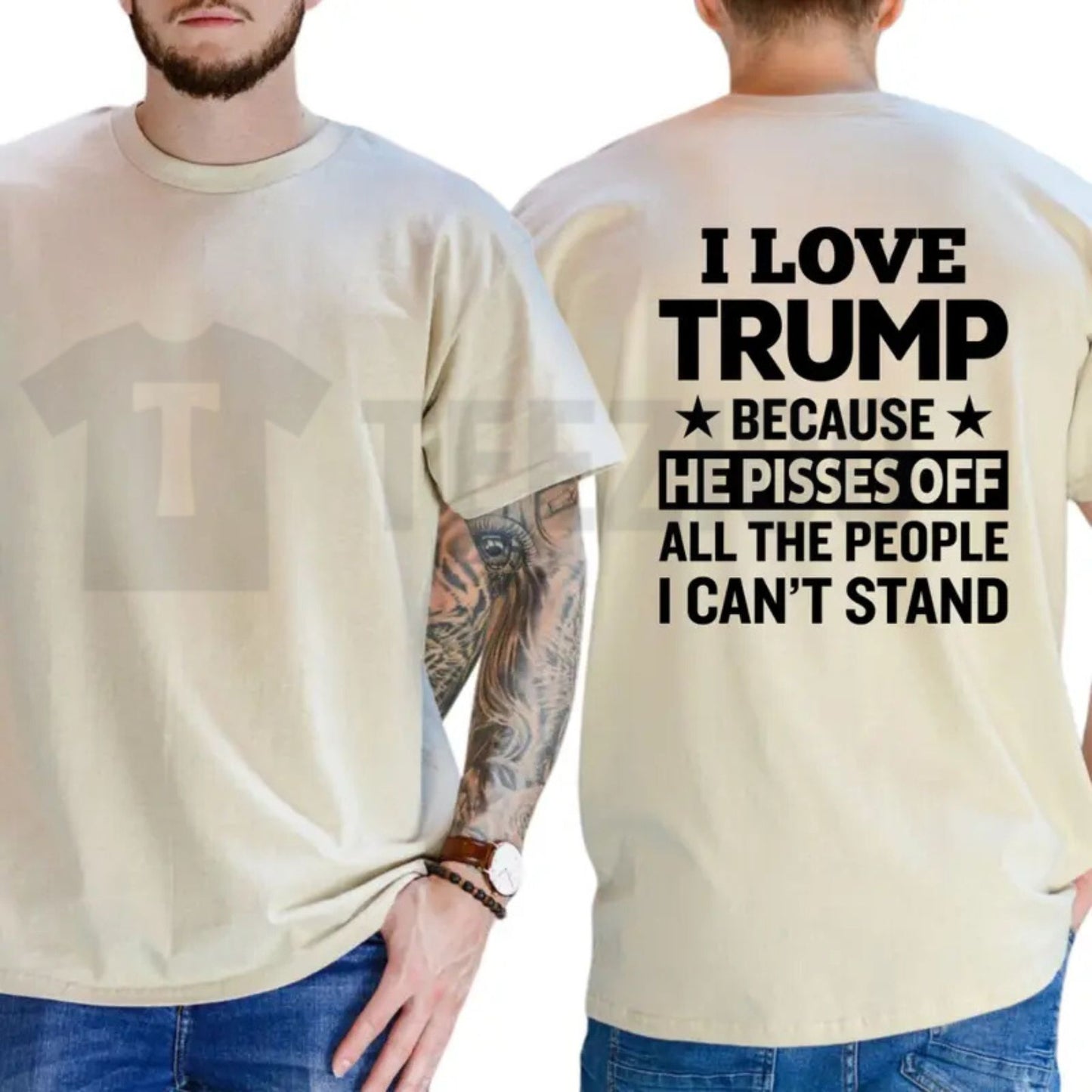 I Love It Typography Funny Humorous Daily Statement Graphic T-Shirt