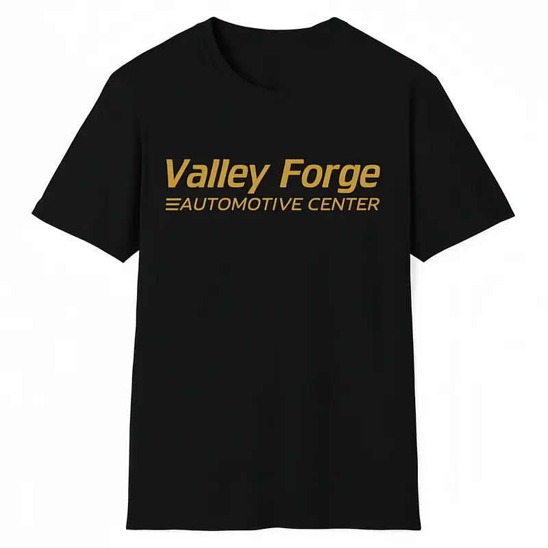 Valley Forge Automotive Center Shirt - Vintage Garage Mechanic Graphic Cotton Tee