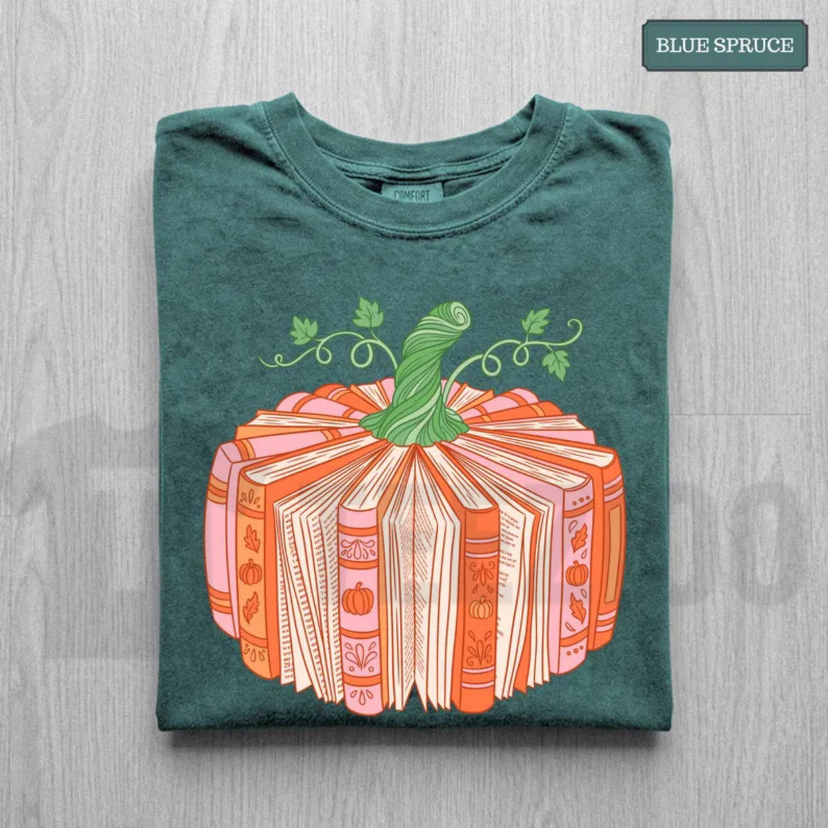 Book Pumpkin Fall Shirt – Cute Bookish Librarian & Bookworm Tee