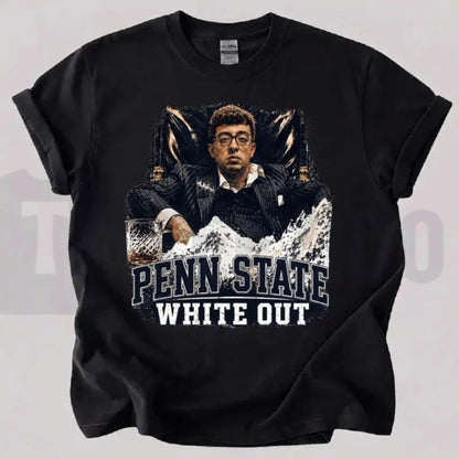 Penn State White Out T-Shirt – Nittany Lions Game Day Fan Tee, Happy Valley College Football Shirt for Men & Women
