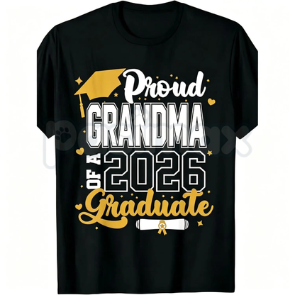 Class of 2026 Proud Mom T-Shirt – Vintage Senior 2026 Graduation Shirt